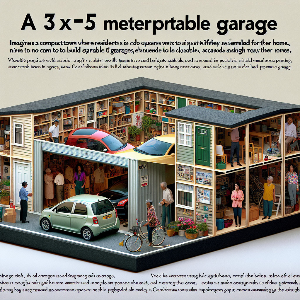 Mobil garázs 3x5: Kényelmes és biztonságos parkolási lehetőség a járművek számára